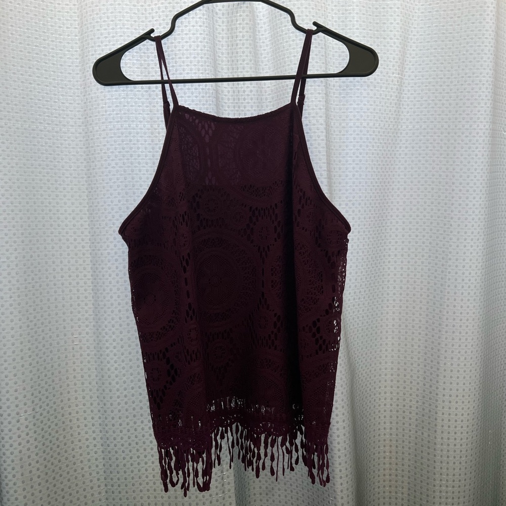 Crocheted tank